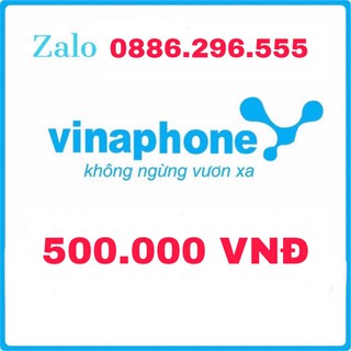 Thẻ cào VinaPhone 500.000đ Chiết Khấu Cao