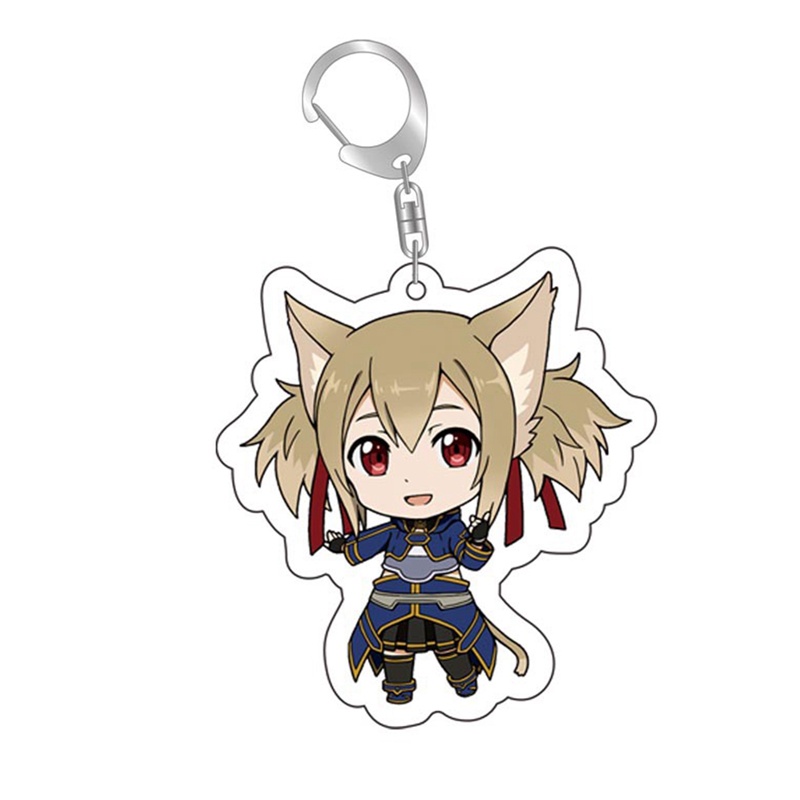 Tmdbyx Móc Khóa Hình Sword Art Online Kirito Asuna Yuuki Asuna Asada Shino Q