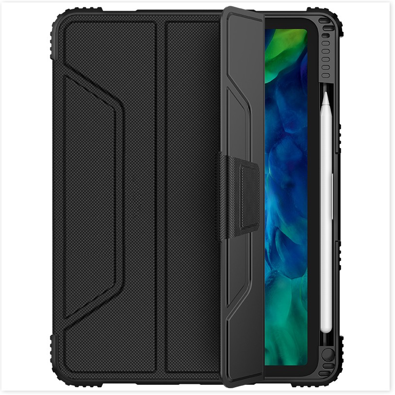 Bao da cho iPad Pro 11 inch 2020 & 2018 Nillkin Bumper Leather Case (Có khe cắm bút Apple Pencil) - Hàng Nhập Khẩu