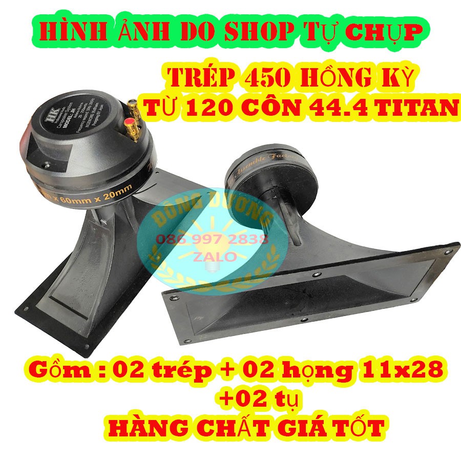 HÀNG BÁN TƯƠNG TÁC - COMBO 02 CỦ TREBLE 450 HỒNG KỲ JH + HỌNG VÀ TỤ - LOA TRÉP SÂN KHẤU - LOA TÉP KÈN