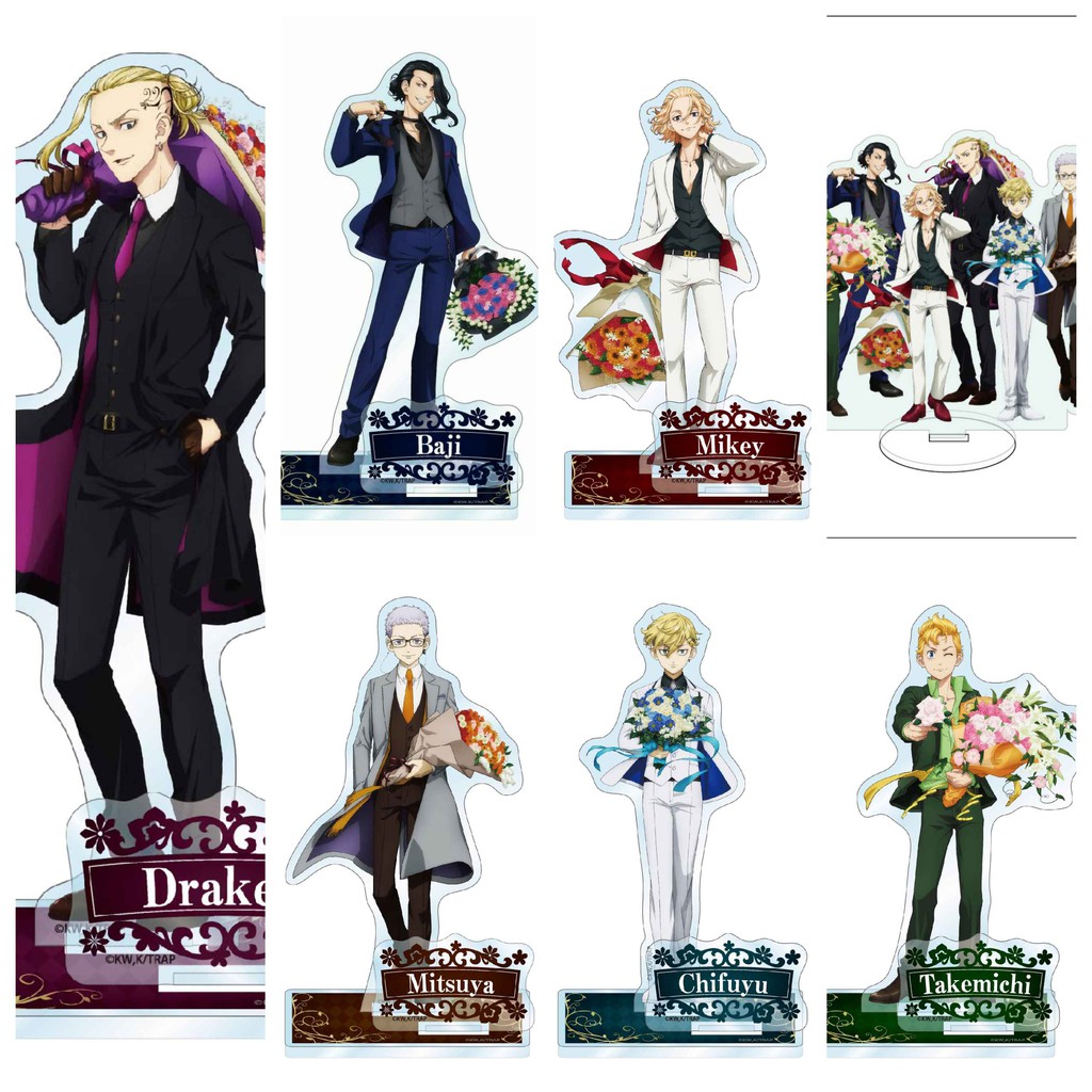 ( TẶNG HOA ) Standee Tokyo Revengers Kịch trường của Takemichi acrylic anime mica chibi mô hình trang trí