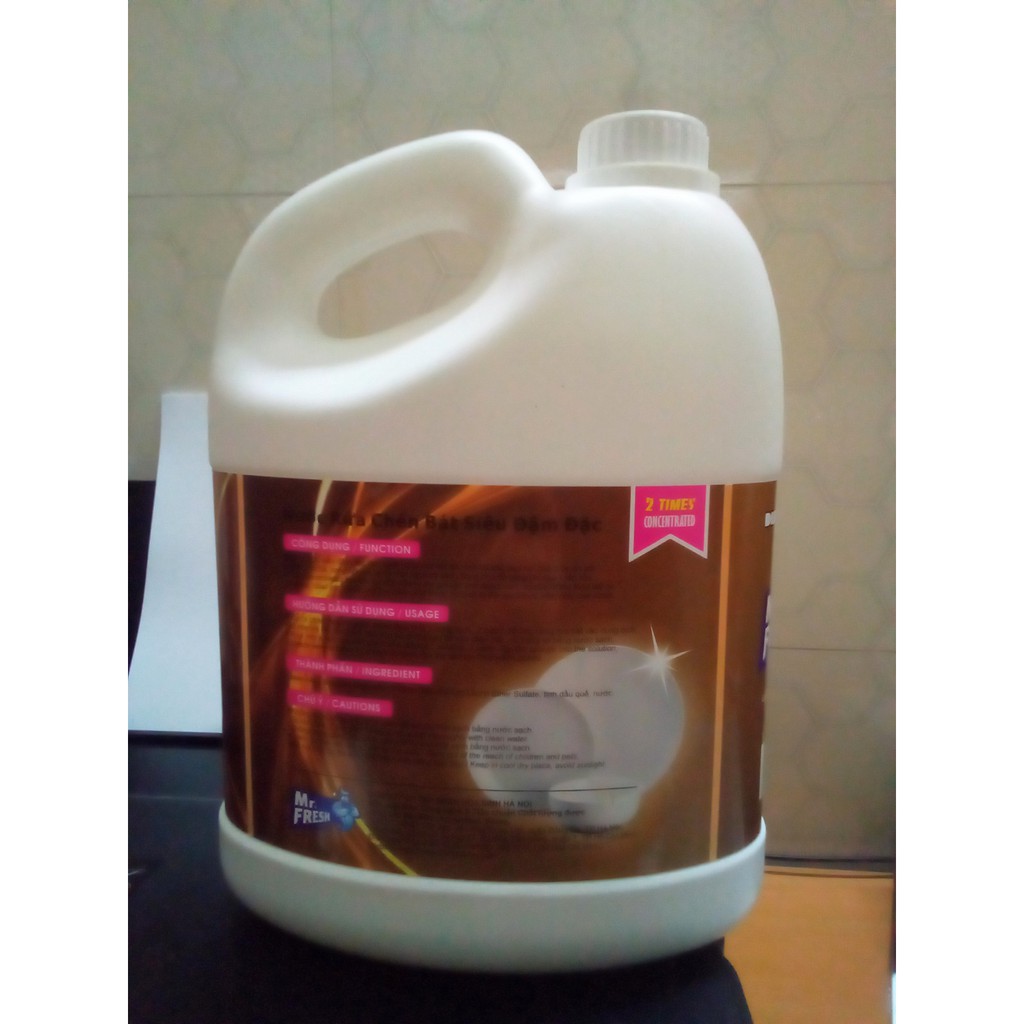 Nước rửa chén bát Mr.Fresh 4.2 kg Hương Quế diệt khuẩn mềm mại da tay