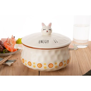 [Kèm Năp] Tô sứ hình củ cà rốt đáng yêu