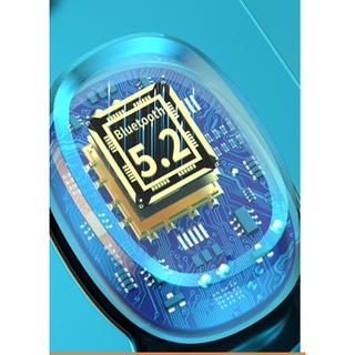 Tai Nghe Bluetooth 5.0, Tai nghe C1 Bluetooth 5.0 TWS Touch Polygonal Digital Display.