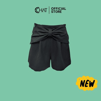 Quần short nơ cài khuy CChat Clothes