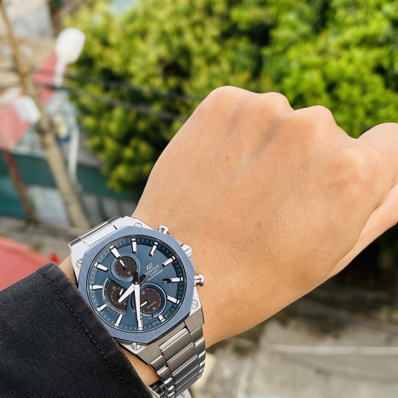 Đồng hồ nam chính hãng casio EDIFICE EFS-S570D pin năng lượng ánh sáng