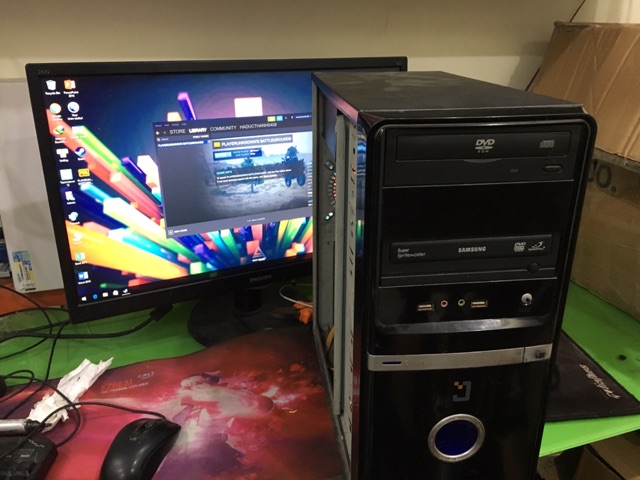 Thùng máy tính giga h61 g2xxx ram 4gb vga rời nguồn cst | BigBuy360 - bigbuy360.vn