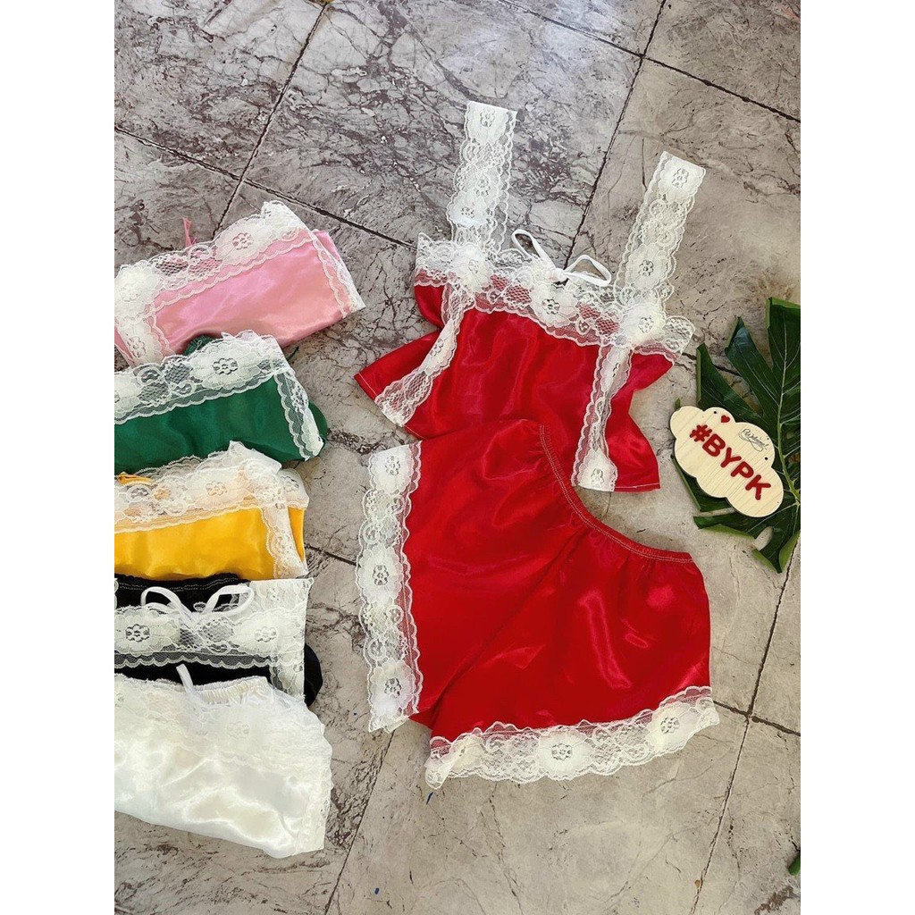 Đồ ngủ sexy phối ren cột dây hở lưng gợi cảm freesize dưới 57kg