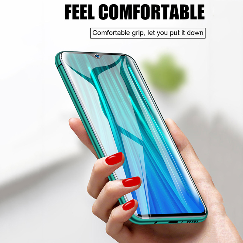 Ốp Điện Thoại Dẻo Kèm Kính Cường Lực Cho Huawei Y6 Y7 Y9 2019 Y7A Y9 Prime 2019 Nova 2i 3 3i 3E 4 4E 5 5T 5i Pro 7 7i 6SE 7SE