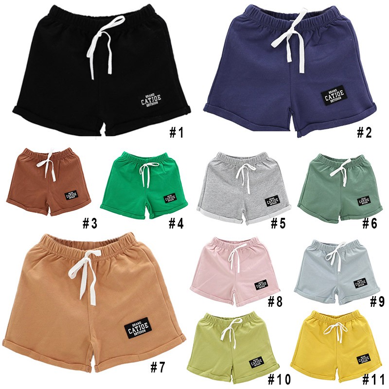 Quần short cotton lưng thun thoải mái cho bé