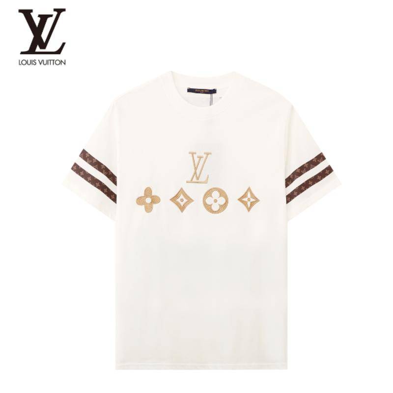 Áo Thun 100% Cotton Tay Ngắn Thêu Chữ Phong Cách Mới
