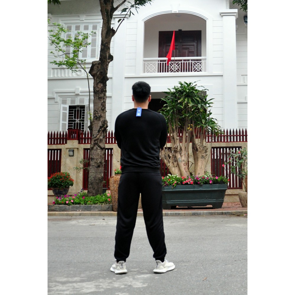 Bộ thể thao nam nỉ thu đông 3 màu, sz 45-75kg 2 sọc tay | BigBuy360 - bigbuy360.vn