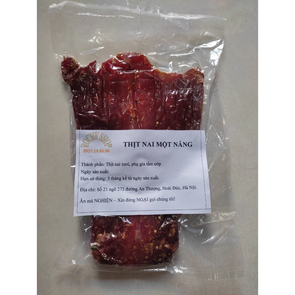 Thịt nai một 1 nắng đồ ăn vặt đặc sản vùng miền