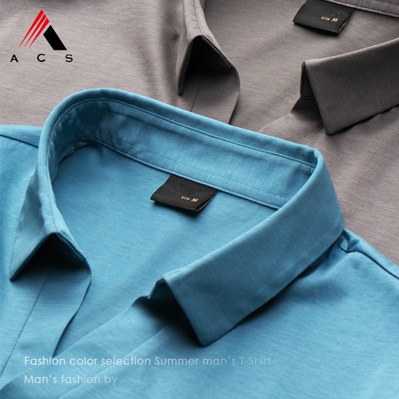 Vận chuyển nhanh Áo thun Polo Thời trang Nam Màu Rắn Ngắn Tay Áo Thường Polo Trang Phục