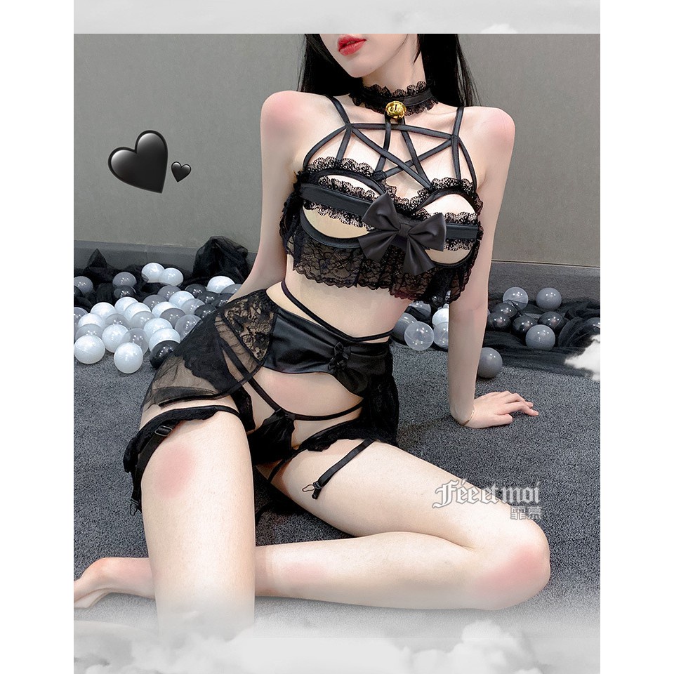 Set Cosplay Cô Dâu Đêm Tân Hôn Siêu đáng Yêu, Gợi Cảm [ Cherry Bikini]