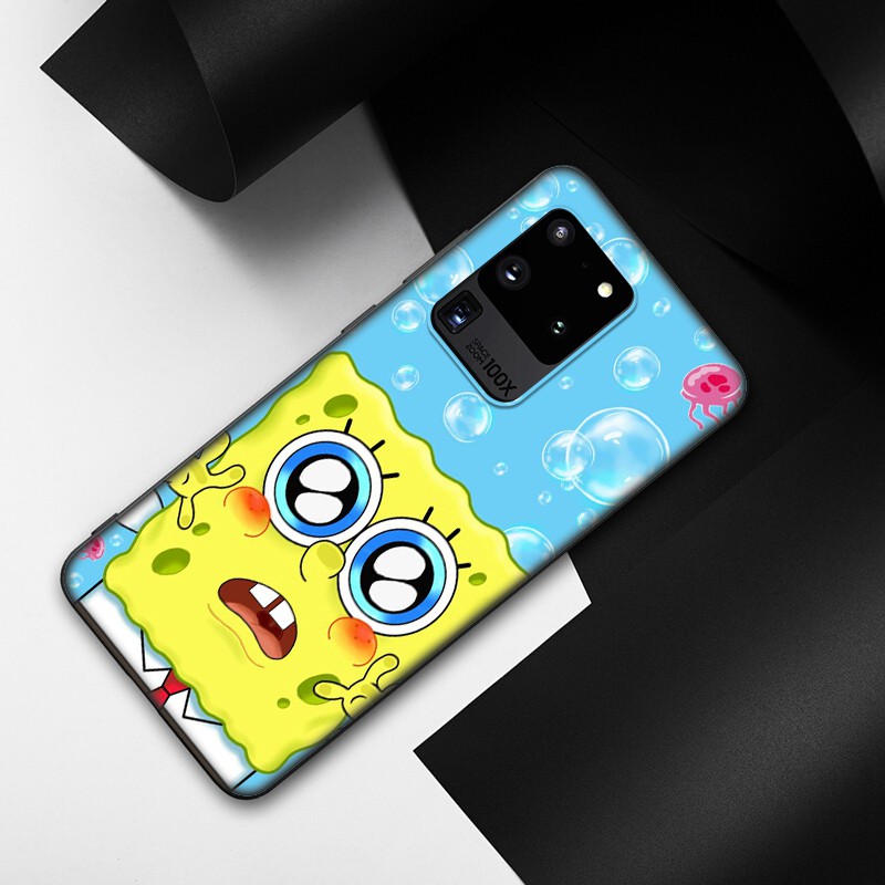 Samsung Galaxy S10 S9 S8 Plus S6 S7 Edge S10+ S9+ S8+ Casing Soft Case 84SF SpongeBob Cool mobile phone case