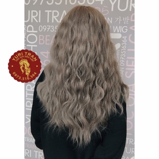 Tóc giả YuriTran- Bộ xù xám nâu