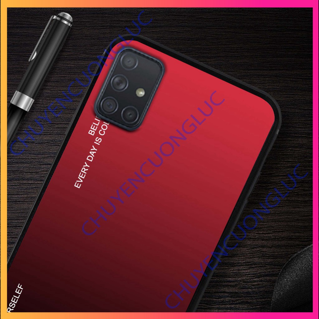 [HOT] Ốp lưng kính điện Samsung M51 - A31 - A51 - A71 in hình coloful siêu đẹp