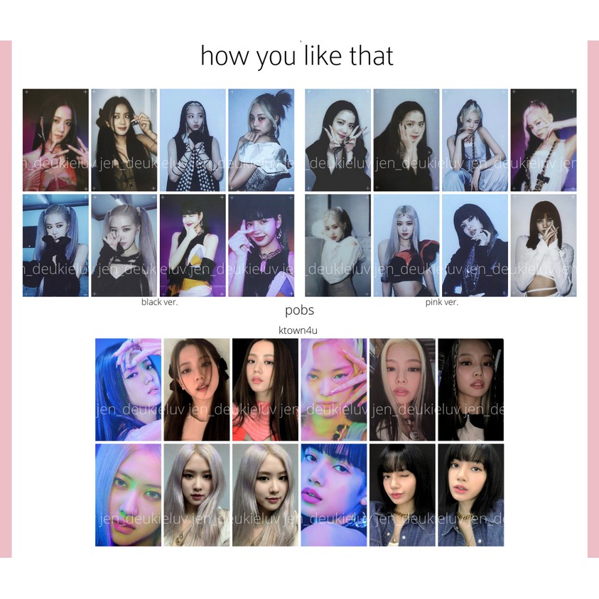 Bộ ảnh UNOFFICIAL album How you like that - Blackpink