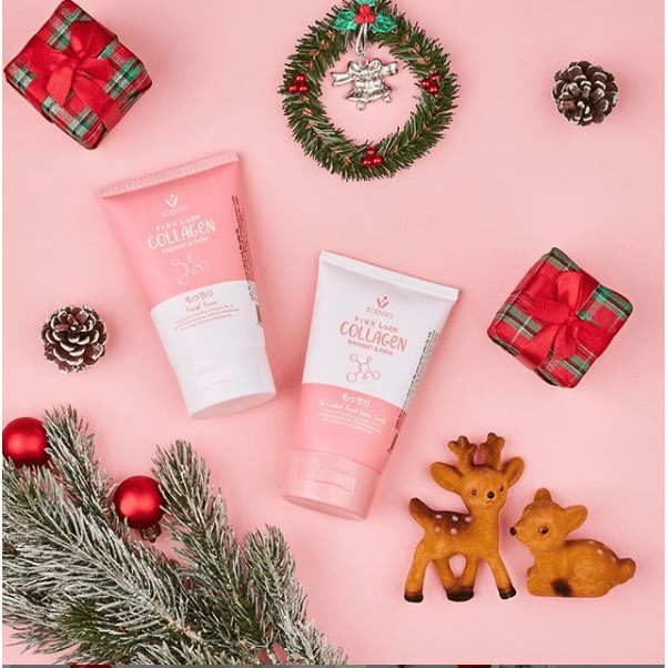 [Cleanser] Sữa rửa mặt cho da dầu mụn kiểm soát nhờn Beauty Buffet Scentio Pink Collagen 100ml | BigBuy360 - bigbuy360.vn