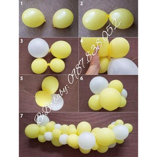 Sét bóng trang trí 2 trụ bóng