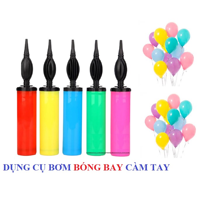 Ống Bơm Pit tông Bóng Bay Cầm Tay