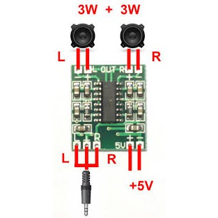 Modul Khuếch Đại Âm Thanh PAM8403 6W Hifi 2.0 Class D - Tự học Arduino