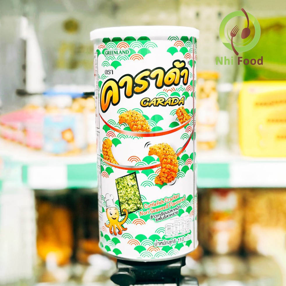 Snack Mực Nướng Carada Thái Lon 2 Vị Cay Và Rong Biển NhiFood