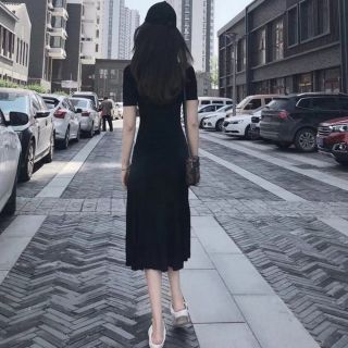 Hàng sẵn Đầm nữ maxi xẻ tà