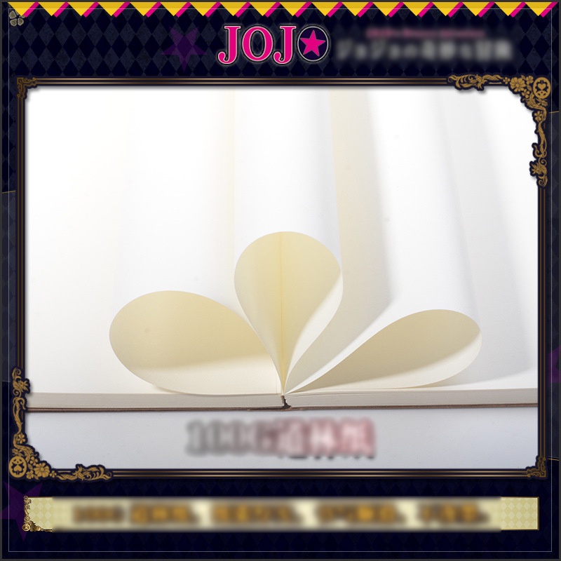 (150) Sổ tay JoJo's Bizarre Adventure Cuộc phiêu lưu bí ẩn anime chibi ghi chép học tập tiện lợi xinh xắn