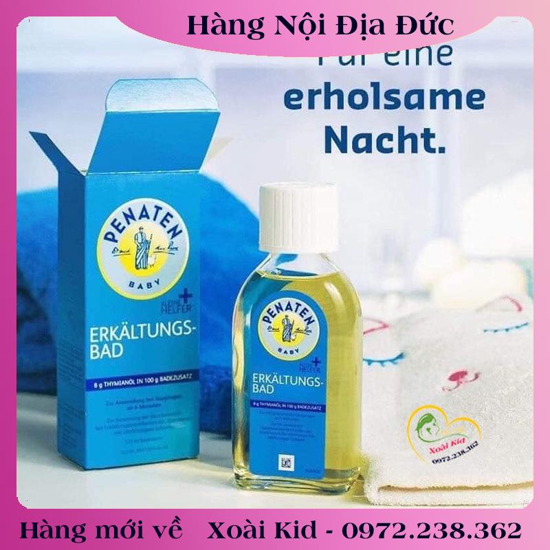[auth] Tinh dầu tắm chống cảm Penaten 125ml - Đức [Hàng nội địa Đức, Đủ Bill] [Hot]