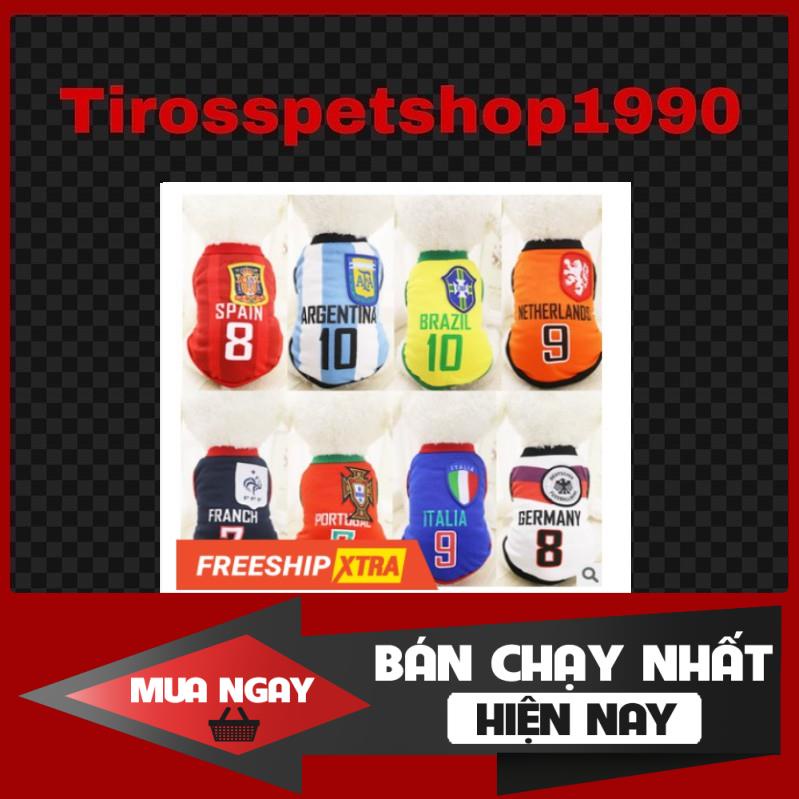 [❌GIÁ SỈ❌] Áo cho chó mèo hình bóng đá - quần áo cho thú cưng - Phụ_Kiện_Pet_Shop 0 ❤️