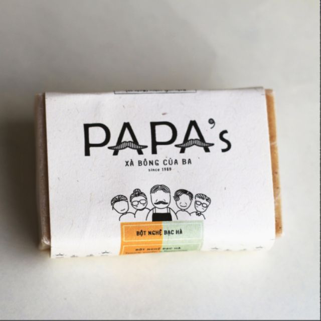 Xà bông bột nghệ bạc hà