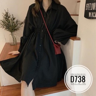 Bigsize Đầm suông D738