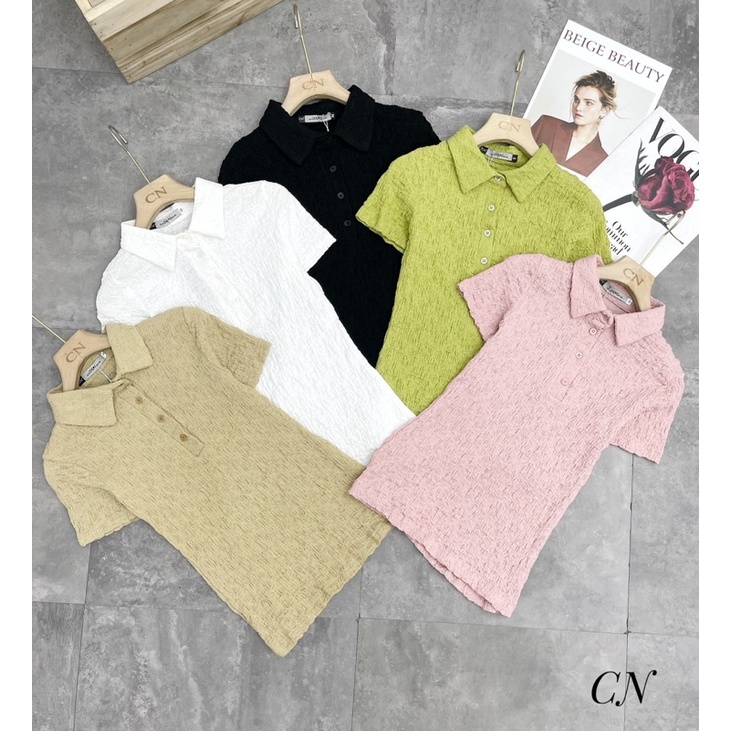 ÁO KIỂU, ÁO XỐP CỔ ĐỨC MS12100