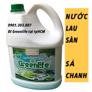 Nước lau sàn đuổi muỗi sả chanh thiên nhiên Greenlife 4 lít, tp Hồ Chí Minh