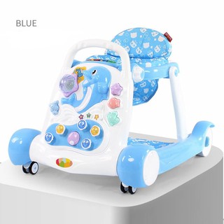 Xe tập đi 3 in 1 có bàn đồ chơi cao cấp BLB 6080 tập đi 2 kiểu