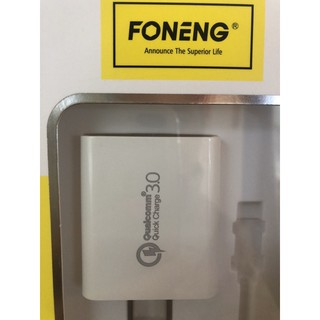 Củ Sạc Nhanh 3A Qualcomm 3.0 Quick Charge