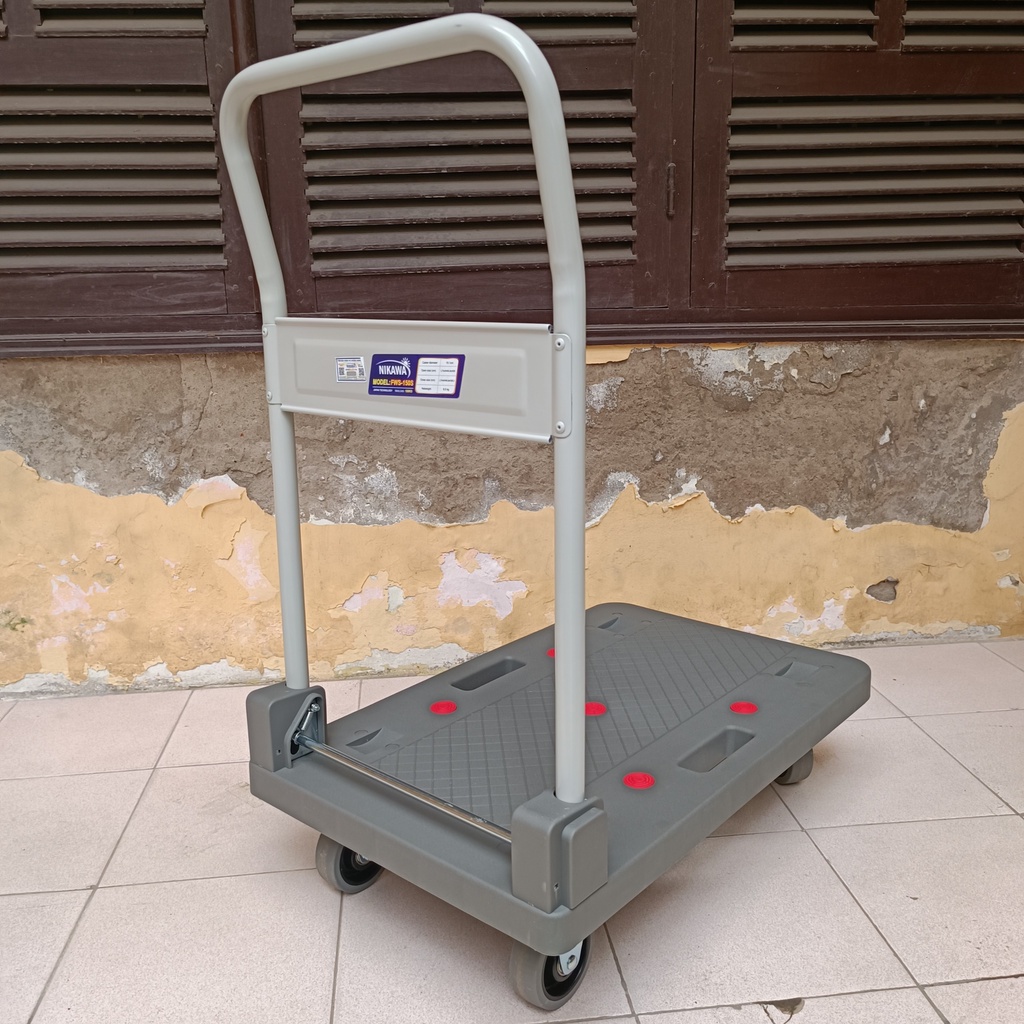Xe đẩy hàng gấp gọn Nikawa FWS-150S - Tải 150kg, 4 bánh Gấp Gọn - Xe Kéo Hàng Gấp Gọn - Xe Đẩy Hàng Tay