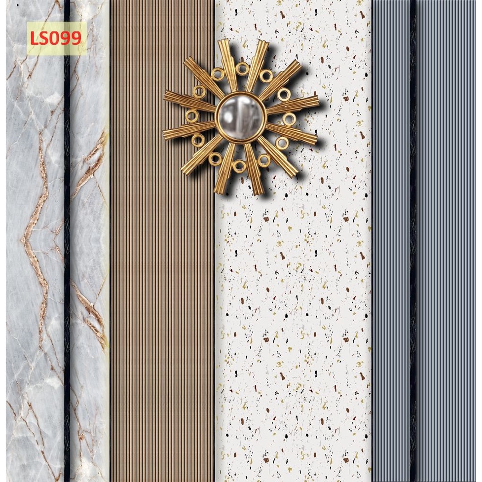 Phông Nền Lam Sóng Dán Phòng Khách, dán tường bao đẹp, chất lượng cao 3D 5D