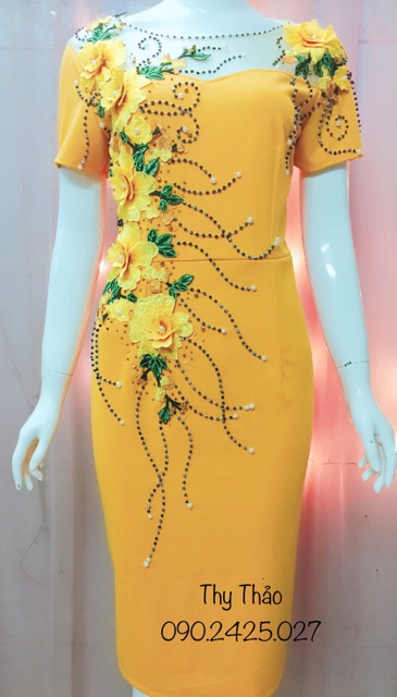 Đầm trung niên nữ dự tiệc sang trọng
