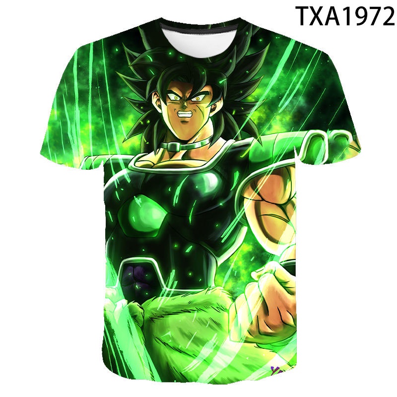 Áo Thun In Hình Goku HD 3D Thời Trang Mùa Hè Dành Cho Bé Trai 2022