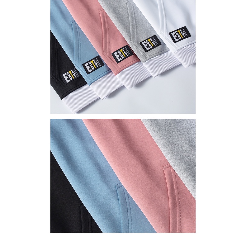 Áo hoodie kiểu dáng đơn trẻ trung sành điệu cho nam