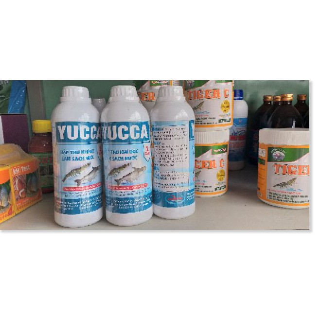 (Thuốc Thủy Sản) YUCCA- hấp thu khí độc làm sạch nước ao nuôi trồng thủy sản