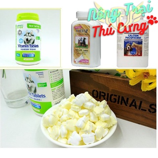 Combo 5 viên Canxi/Khoáng/Vitamin/Dưỡng lông Spirit cho chó 🐶 mèo 😼