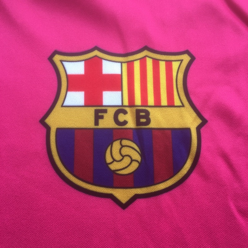 Quần Áo Đá Bóng Barca 2021 Hồng Đen Thun Thái Thoán Mát - Áo Thể Thao PP Bởi Be Happy Sport