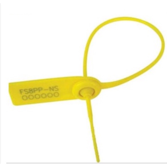 COMHO 50 CHIẾC Seal nhựa niêm phong dạng tròn dài 30cm khóa kim loại in seri liên tục