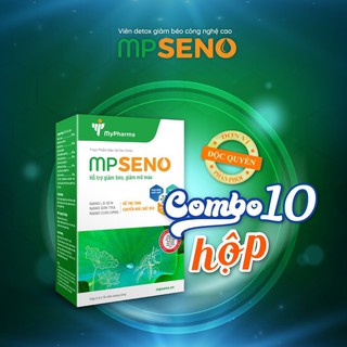 [COMBO 10 HỘP -TẶNG 3 ] Viên detox GIẢM MỠ MÁU, GIẢM BÉO công nghệ cao MPseno