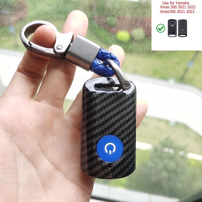 Vỏ Bọc Chìa Khóa Điều Khiển Từ Xa Bằng Silicon Và Sợi carbon Cho Xe Yamaha Xmax 300 2021 / 2022 Xmax 300 2021 xmax300