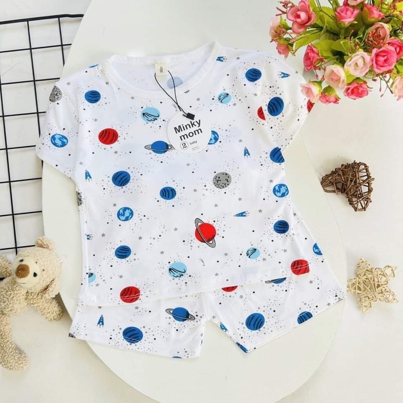 BỘ CỘC TAY THUN LẠNH MINKYMOM CHO BÉ